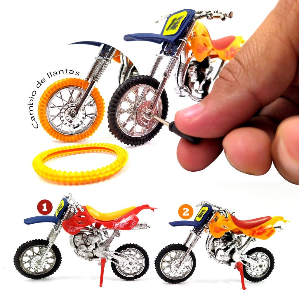 MOTO CROSS ARMAR JUGUETE DIDÁCTICO JUGUETERÍA NIÑOS