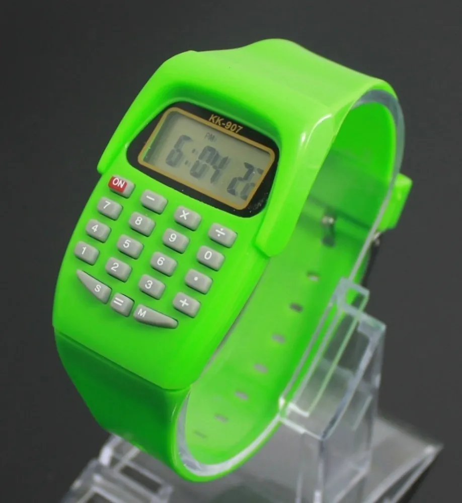 RELOJ NIÑO CALCULADORA JUGUETE LED DIGITAL JUGUETERÍA PULSO