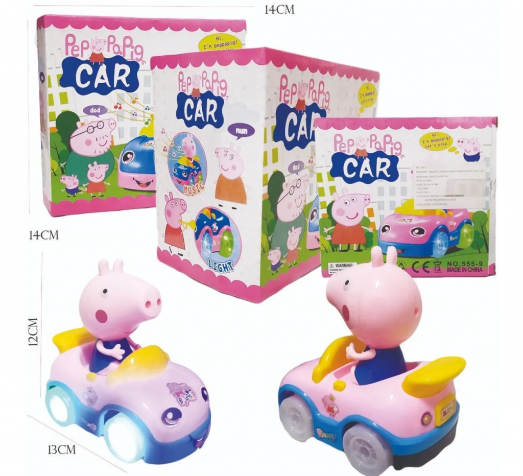 Juguetes Carro Peppa Ping Luces y Sonidos Juguetería Didáctico