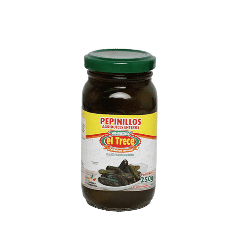 PEPINILLOS AGRIDULCES 250G Presentación: CX12