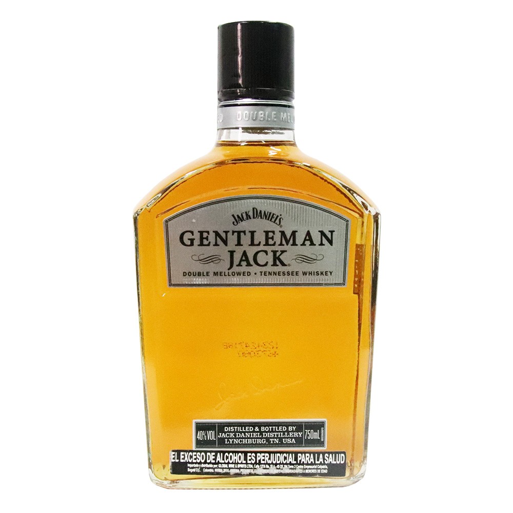 WHISKEY GENTLEMAN JACK DANIELS  x 750ML