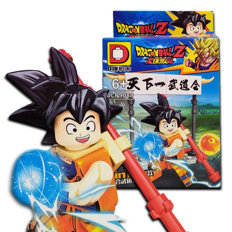 DRAGON BALL SON GOKU ARMABLE FIGURA KAKAROTO JUGUETE DIDÁCTICO BLOKS JUGUETERÍA