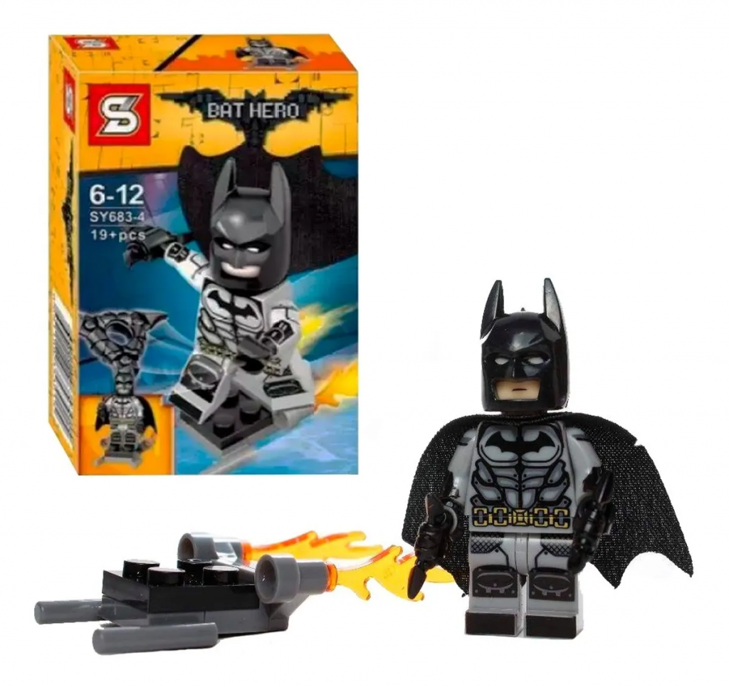 BATMAN CAPA ROMPECABEZAS JUGUETE DIDÁCTICO BLOCKS JUGUETERÍA