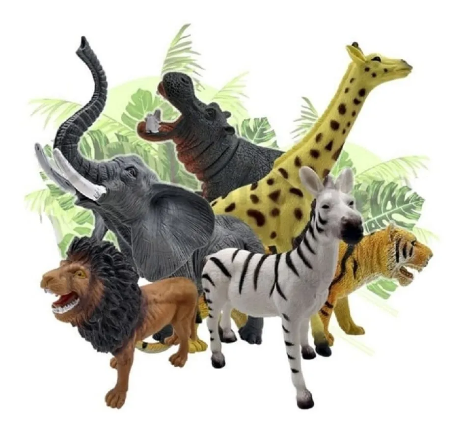 ANIMALES SALVAJES JUGUETES FIGURAS SELVA JUGUETERÍA SAFARI NIÑOS
