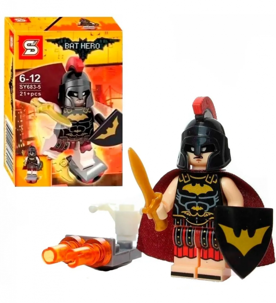 BATMAN GLADEADOR ROMPECABEZAS JUGUETE DIDÁCTICO BLOCKS JUGUETERÍA