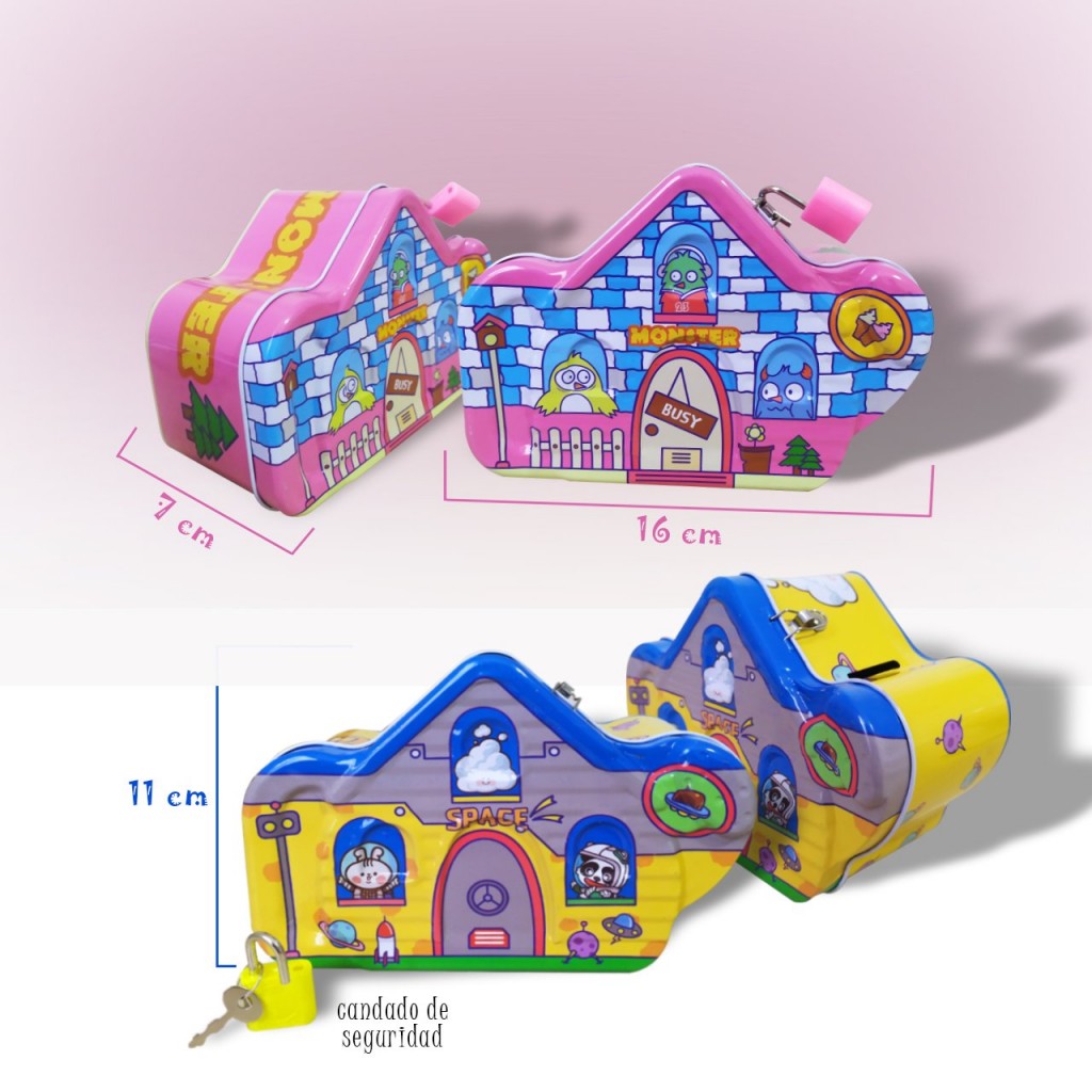 ALCANCÍA CANDADO SPACE MONSTER ENGLAND VERDE