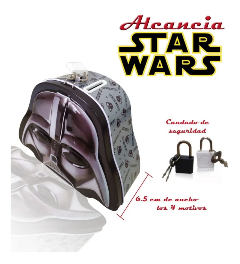 STAR WARS ALCANCÍA DECORACIÓN JUEGO JUGUETERÍA TROPER BLANCO