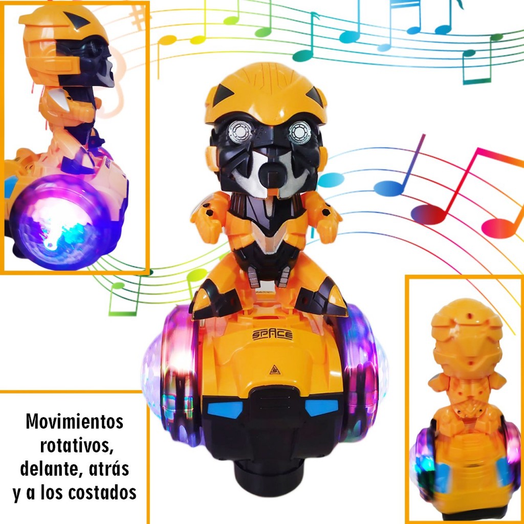 TRANSFORMERS CARRO JUGUETE BUMBLEBEE JUGUETERÍA MOVIMIENTOS SONIDOS LUCES