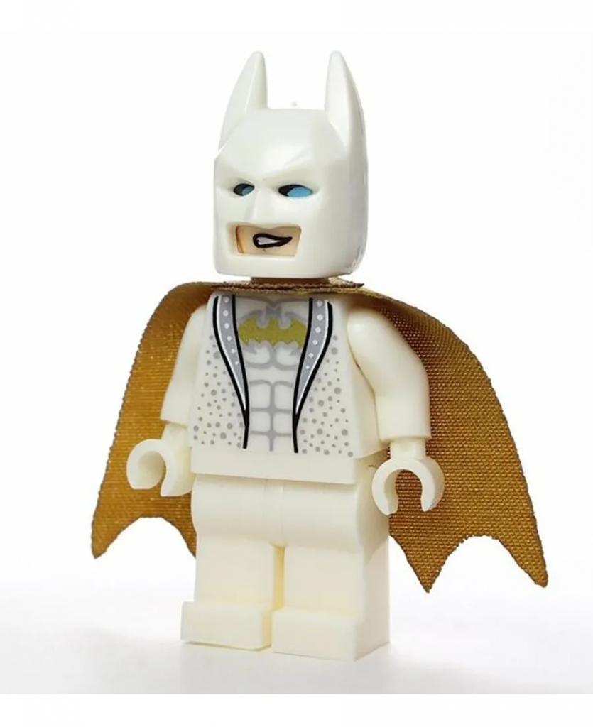 BATMAN BLANCO ROMPECABEZAS JUGUETE DIDÁCTICO BLOCKS JUGUETERÍA