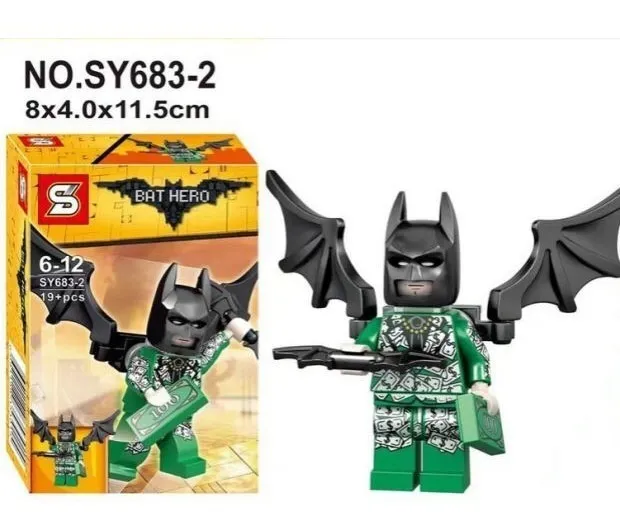 BATMAN DINERO ROMPECABEZAS JUGUETE DIDÁCTICO BLOCKS JUGUETERÍA