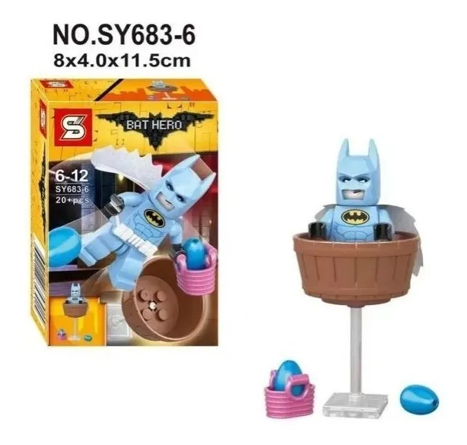 BATMANBALDES ROMPECABEZAS JUGUETE DIDÁCTICO BLOCKS JUGUETERIA