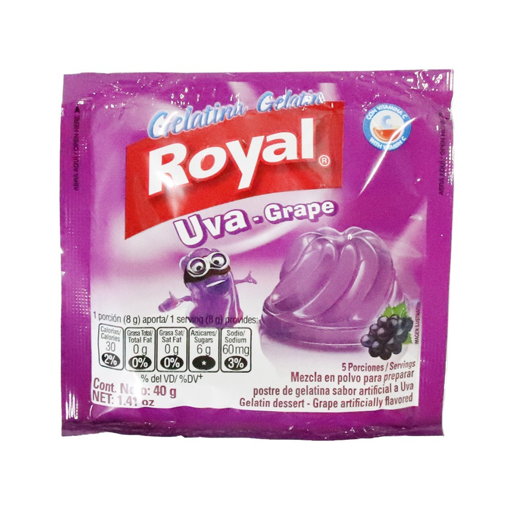 GELATINA ROYAL UVA 40gr