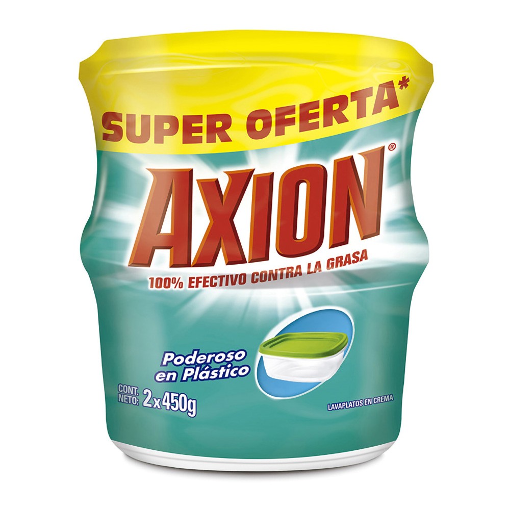LAVAPLATOS PODEROSO AXION x 2UND*450GR