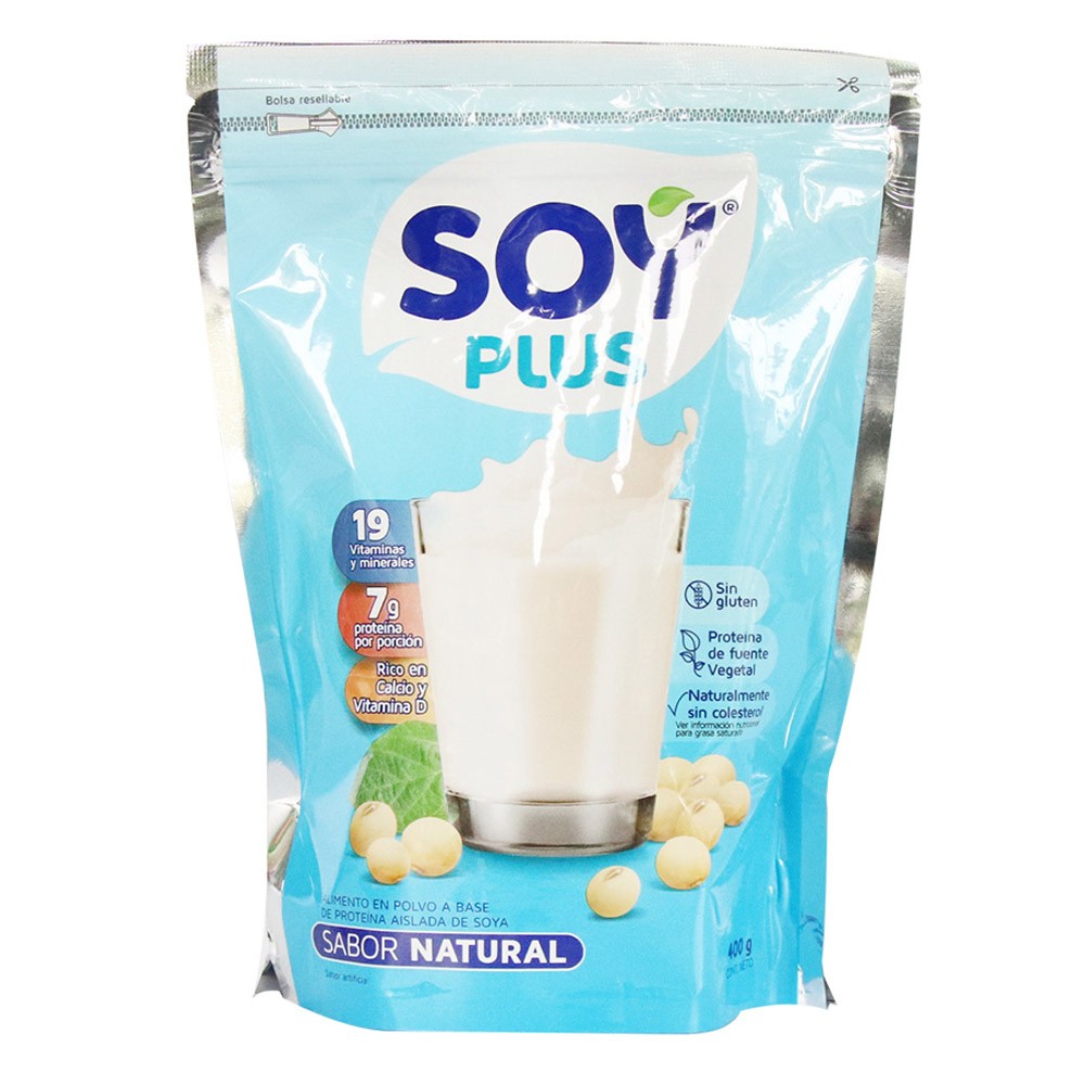 SOY PLUS NATURAL  x 400GR