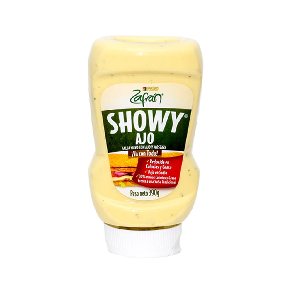 SALSA SHOWY AJO DOY PET  x 390GR