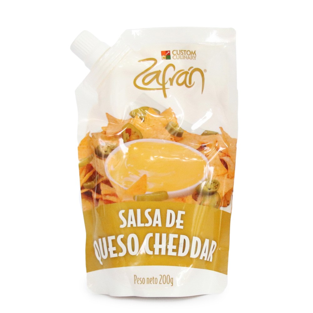 SALSA DE QUESO CHEDDAR ZAFRAN  x  200 GR