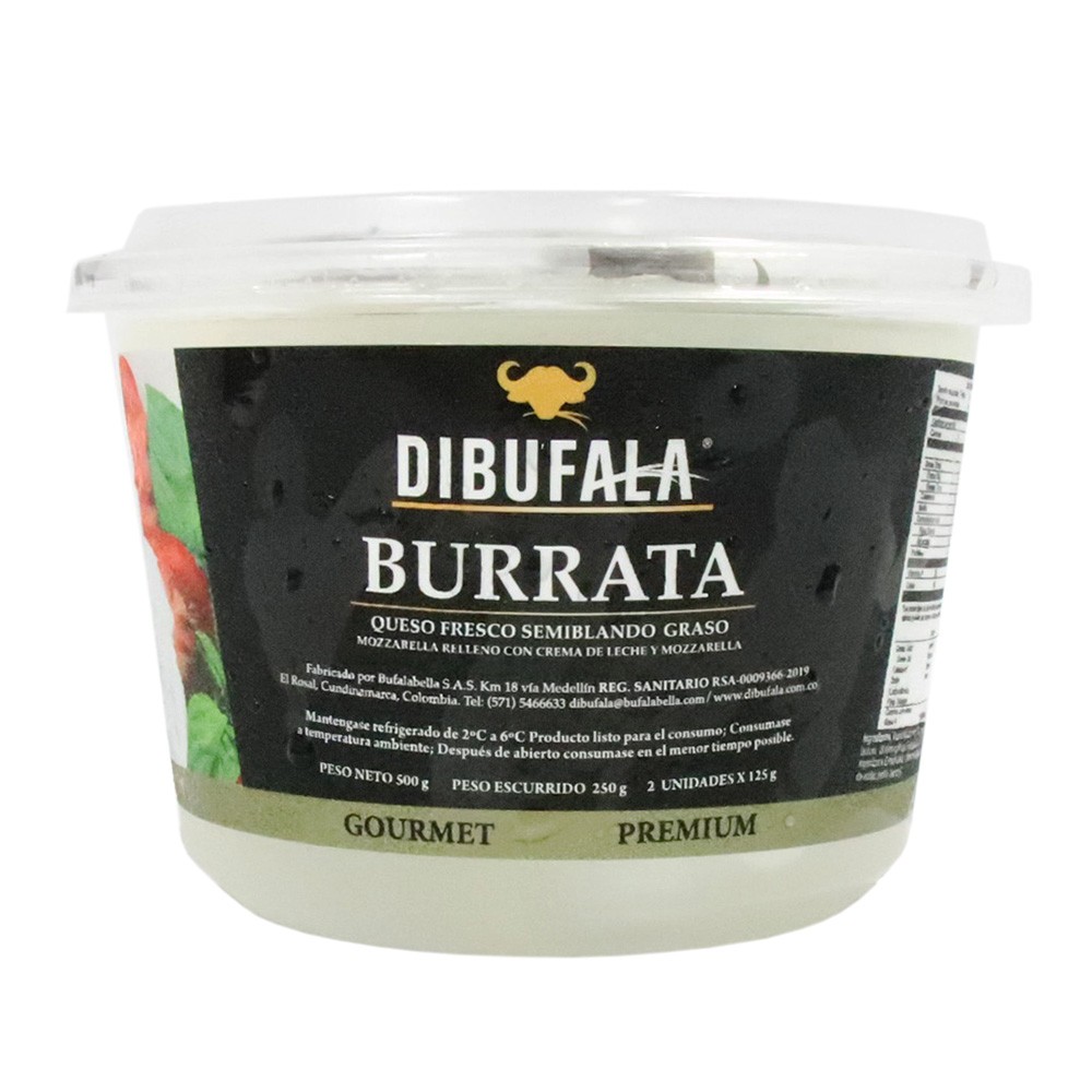 QUESO BURRATA DIBUFLA 2 x 125GR