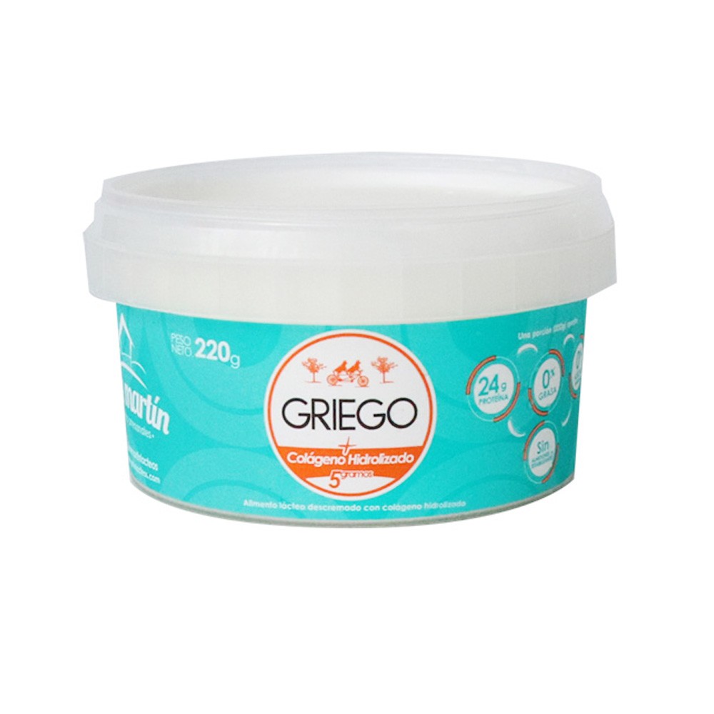 YOG GRIEGO SAN MARTIN COLAGENO 220GR