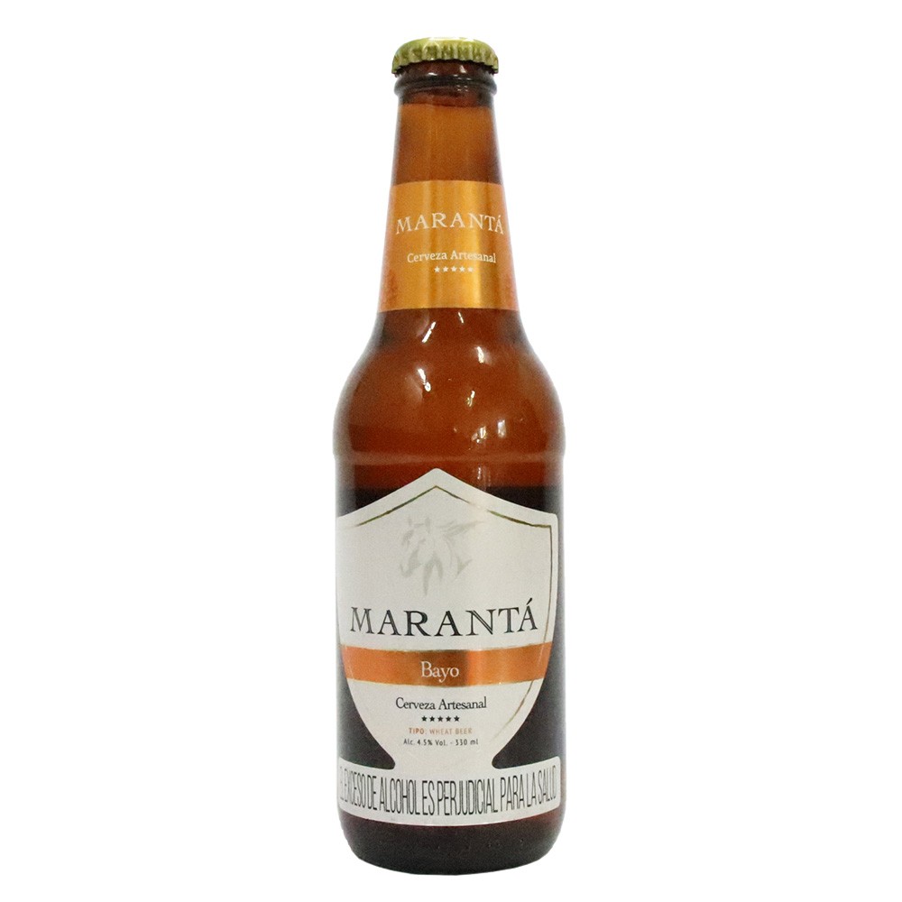 CERVEZ ART BAYO TRIGO MARANTA*330ML