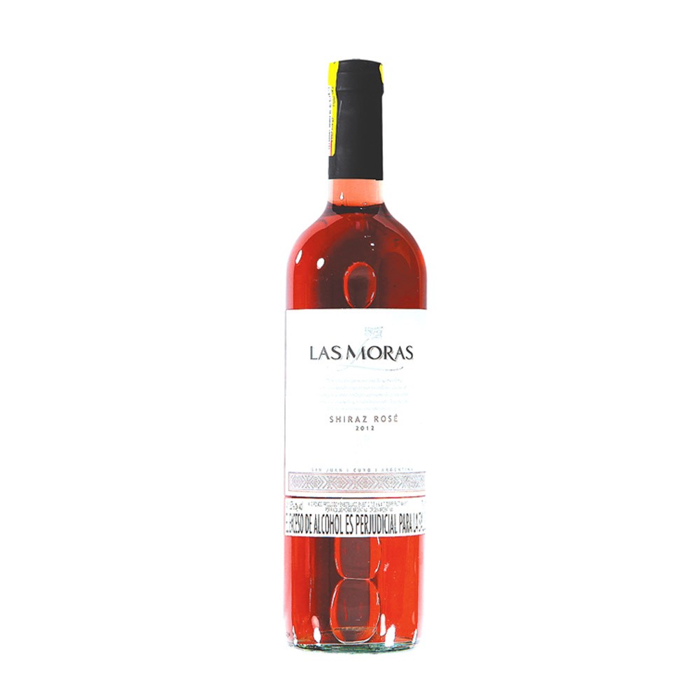 VINO ROSADO SHYRAZ LAS MORAS  x 750ML