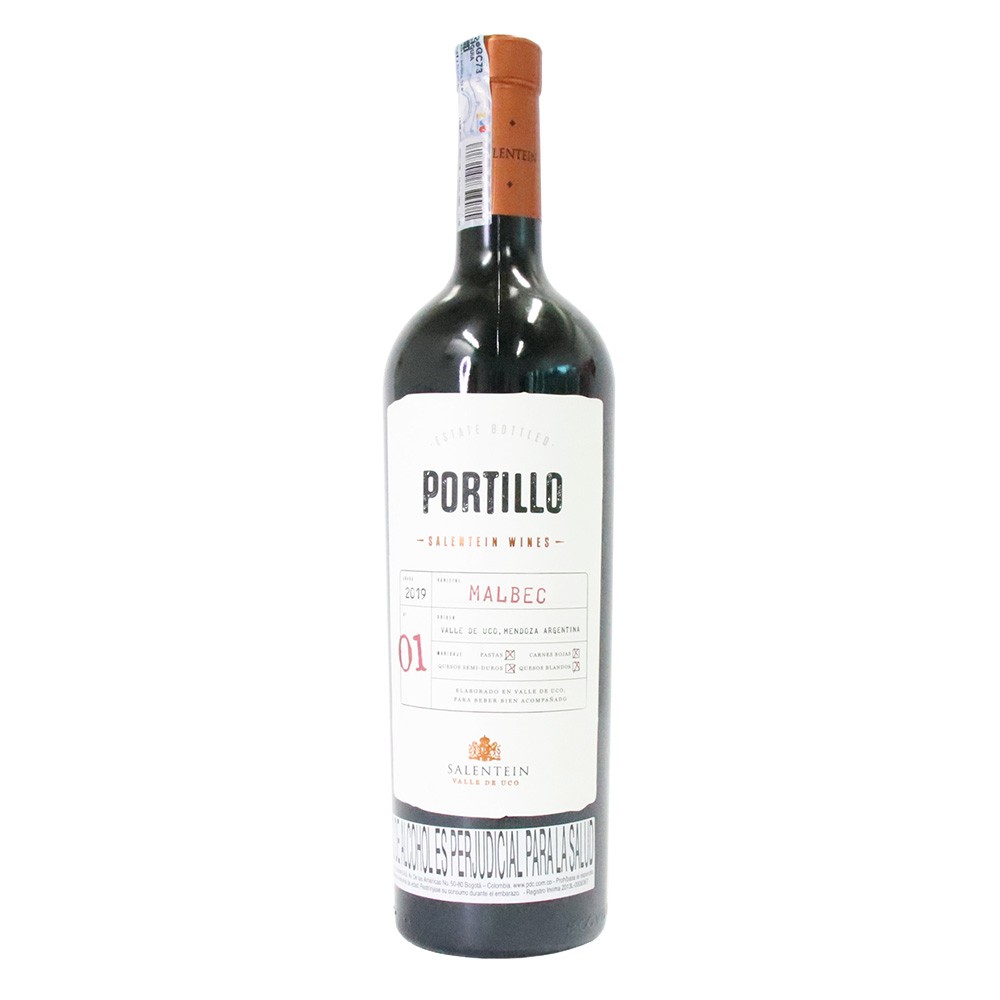 VINO PORTILLO MALBEC x 750 ML