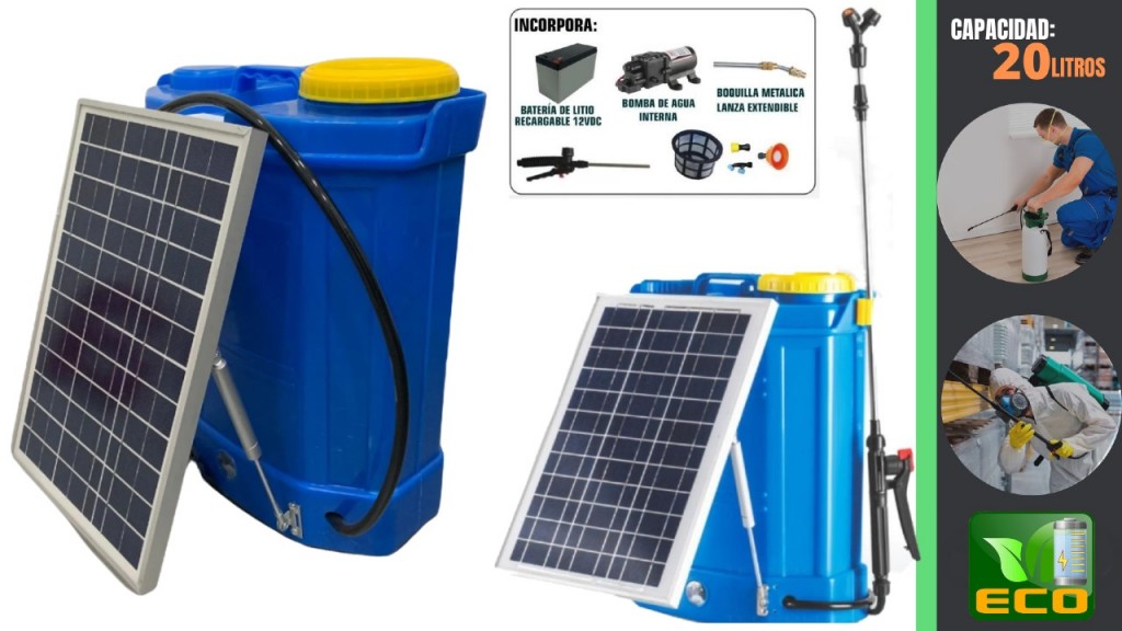 Fumigadora 16 L con Panel Solar