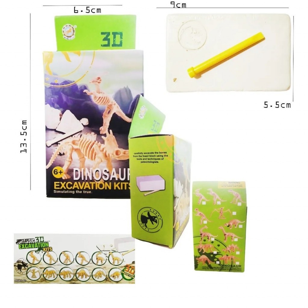 DINOSAURIO EXCAVACIÓN FÓSIL JUGUETES