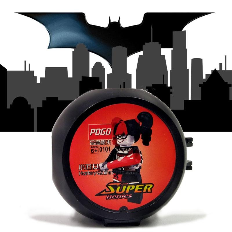 BATMAN BLOKS ARMABLES HARLEY QUINN ESCUADRÓN JUGUETE DIDÁCTICO JUGUETERÍA