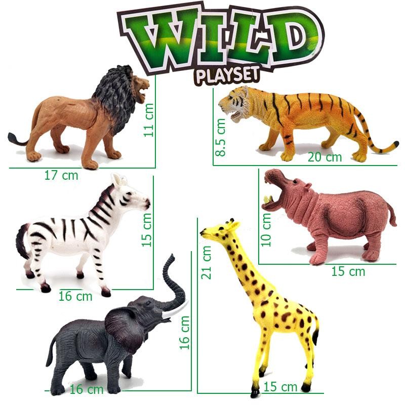 ANIMALES SALVAJES JUGUETES FIGURAS SELVA JUGUETERÍA SAFARI NIÑOS