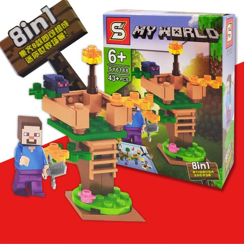 ARMABLES MY WORLD 8 IN 1 JUGUETES BLOQUES DIDÁCTICOS JUGUETERÍA