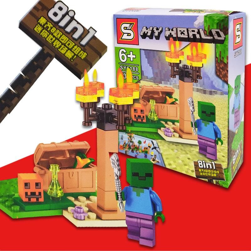 ARMABLES MY WORLD 8 IN 1 JUGUETES BLOQUES DIDÁCTICOS JUGUETERÍA