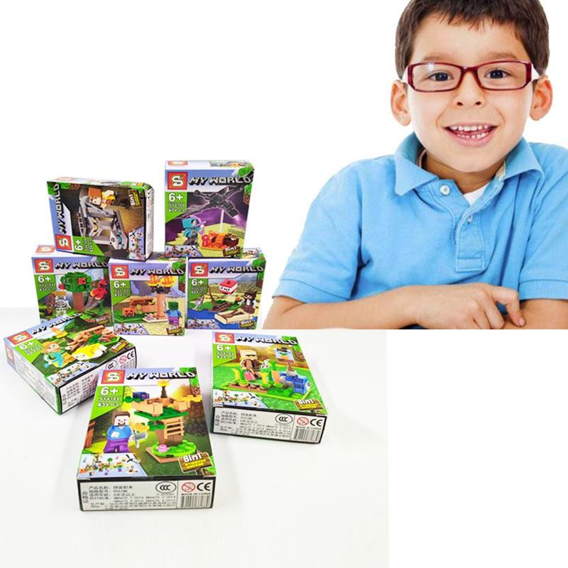 ARMABLES MY WORLD 8 IN 1 JUGUETES BLOQUES DIDÁCTICOS JUGUETERÍA