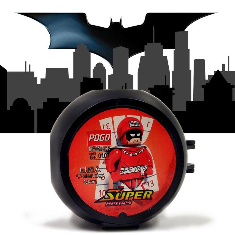 BATMAN BLOKS ARMABLES CALENDAR MAN ESCUADRÓN JUGUETE DIDÁCTICO JUGUETERÍA