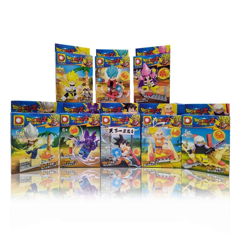 DRAGON BALL SET ARMABLES FIGURAS JUGUETES DIDÁCTICOS BLOKS JUGUETERÍA