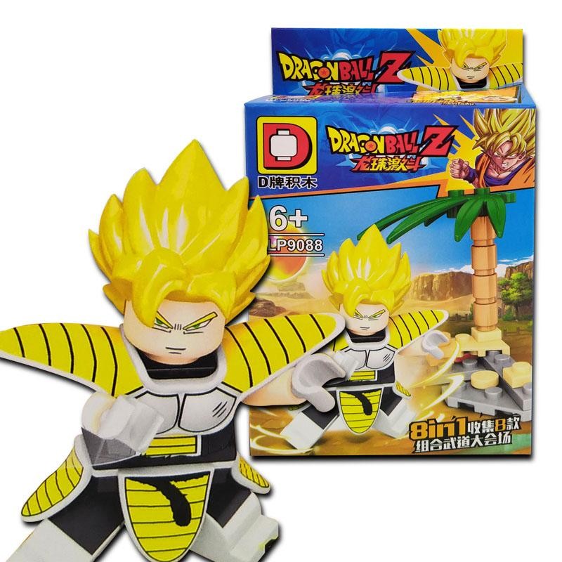 DRAGON BALL SON GOKU ARMABLE FIGURA SAYAYIN JUGUETE DIDÁCTICO BLOKS JUGUETERÍA