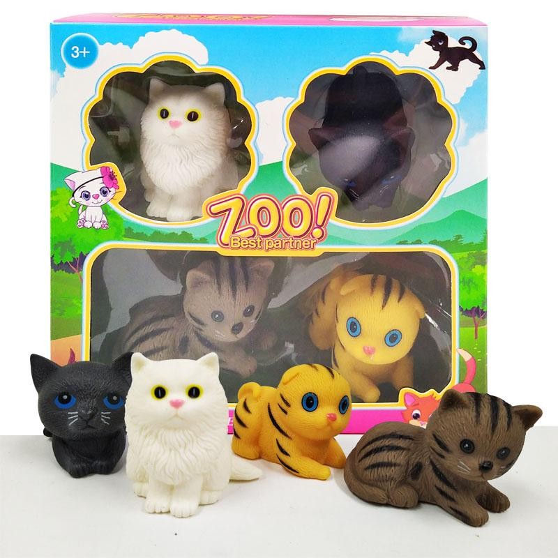 GATICOS CHILLONES SET JUGUETES GATOS FELINOS JUGUETERÍA