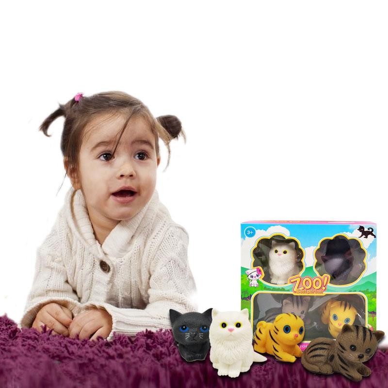 GATICOS CHILLONES SET JUGUETES GATOS FELINOS JUGUETERÍA