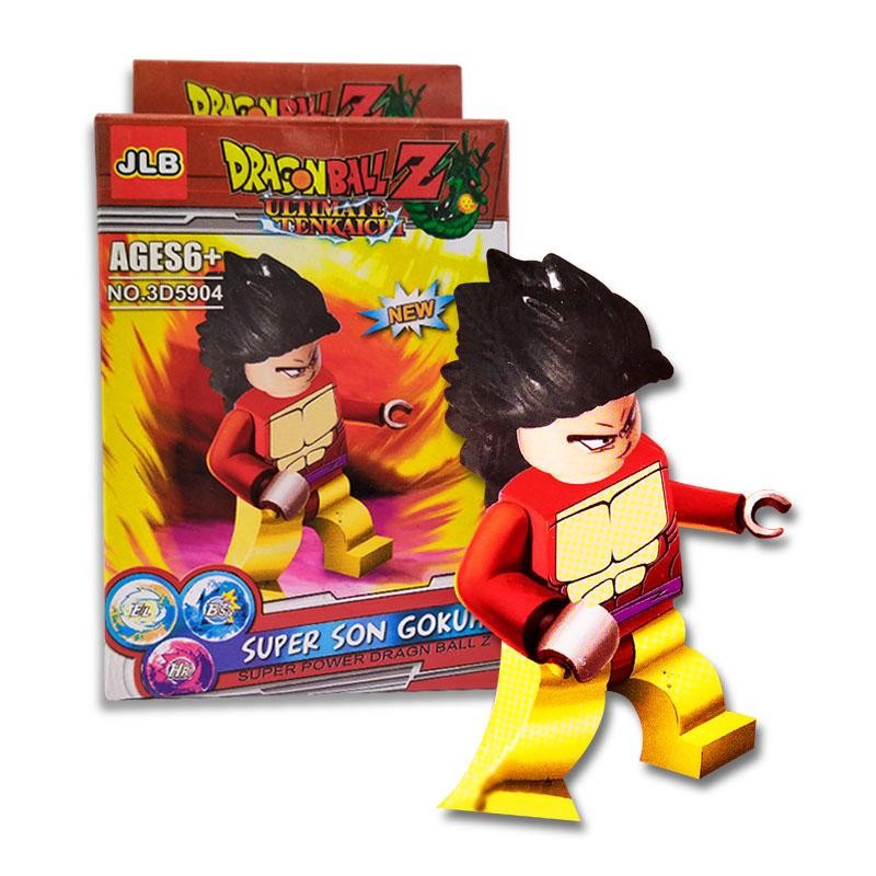 DRAGON BALL ARMABLE FIGURA GOKU CACAROTO JUGUETE DIDÁCTICO BLOKS JUGUETERÍA