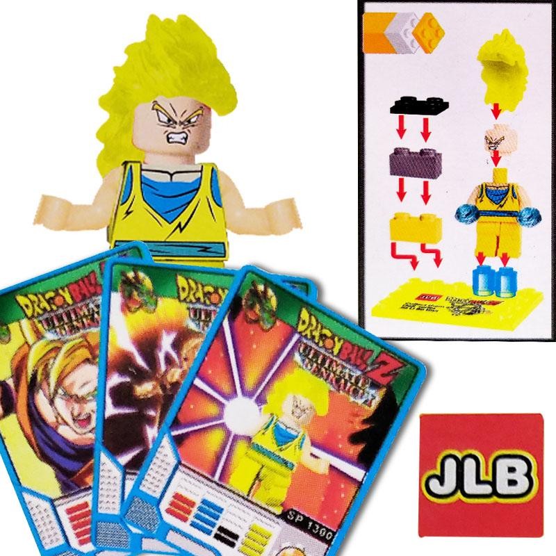 DRAGON BALL ARMABLE FIGURA GOKU SUPER SAIYAJIN JUGUETE DIDÁCTICO BLOKS JUGUETERÍA