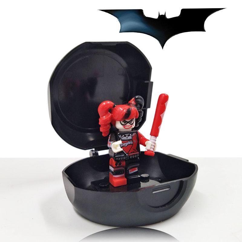 BATMAN BLOKS ARMABLES HARLEY QUINN ESCUADRÓN JUGUETE DIDÁCTICO JUGUETERÍA