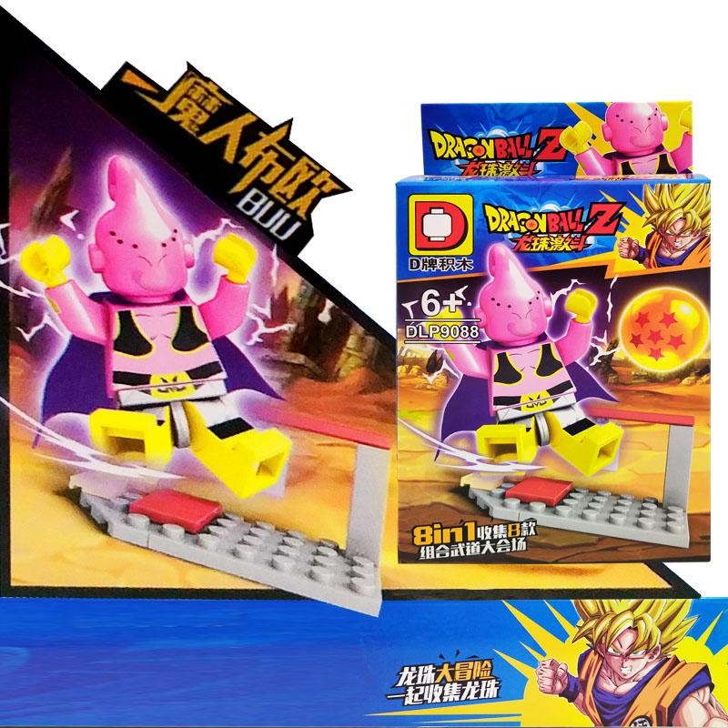 DRAGON BALL MAJIN BOO ARMABLE FIGURA BUU JUGUETE DIDÁCTICO BLOKS JUGUETERÍA