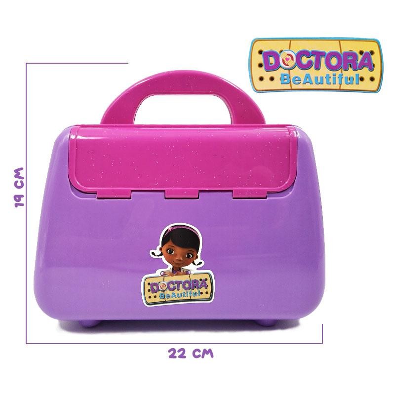 MALETA DOCTORA JUGUETE INFANTIL SET MEDICO SONIDO LUCES DIDÁCTICO