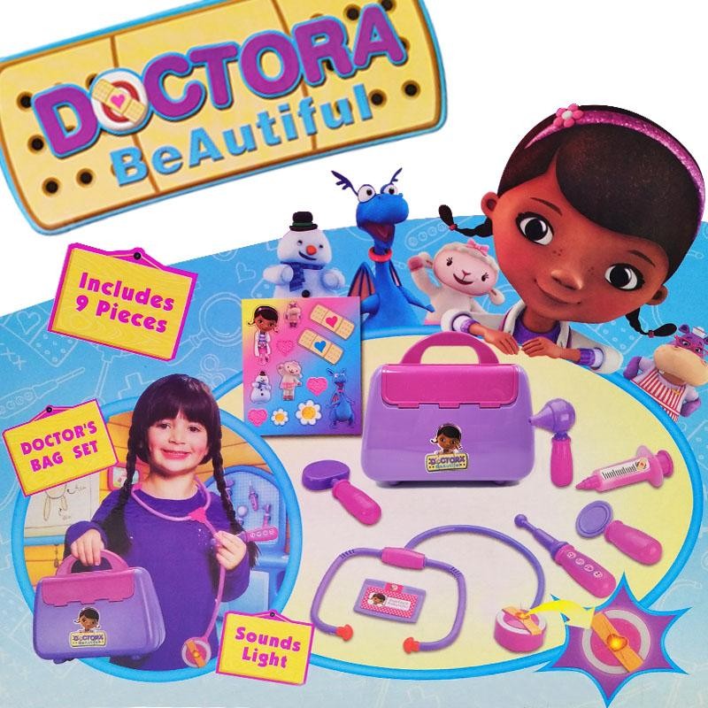 MALETA DOCTORA JUGUETE INFANTIL SET MEDICO SONIDO LUCES DIDÁCTICO