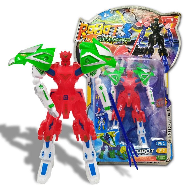 ROBOT DEFORMATION ROJO JUGUETE TRANSFORMERS NIÑOS JUGUETERÍA