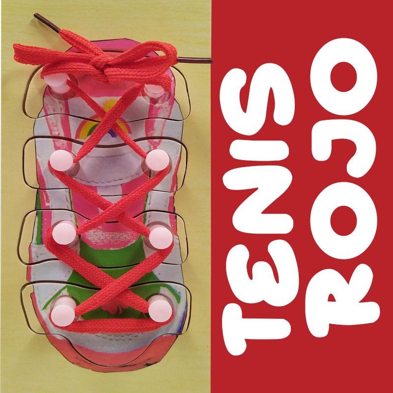 ROMPECABEZAS ATAR CORDÓN ROJO DIDÁCTICO JUGUETES JUGUETERÍA
