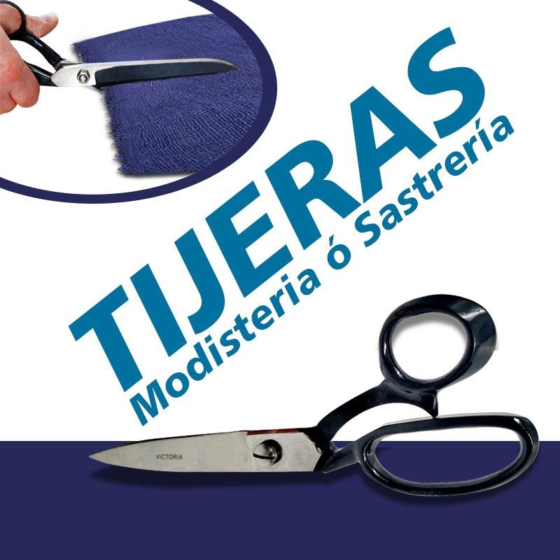 TIJERAS VICTORIA MODISTERÍA SASTRERÍA COSTURA MODA TELAS