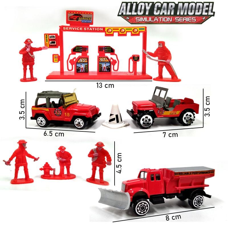BOMBEROS SET CARROS JUGUETES VEHÍCULOS JUGUETERÍA DIDÁCTICA