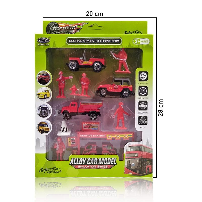 BOMBEROS SET CARROS JUGUETES VEHÍCULOS JUGUETERÍA DIDÁCTICA