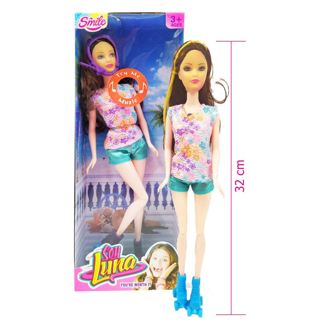 MUÑECA JUGUETERÍA SOY LUNA PATINADORA JUGUETE MUSICAL DIDÁCTICO PATINES-3
