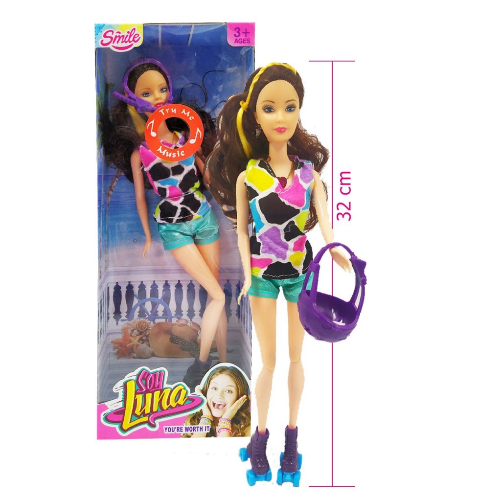 MUÑECA JUGUETERÍA SOY LUNA PATINADORA JUGUETE MUSICAL DIDÁCTICO PATINES-5